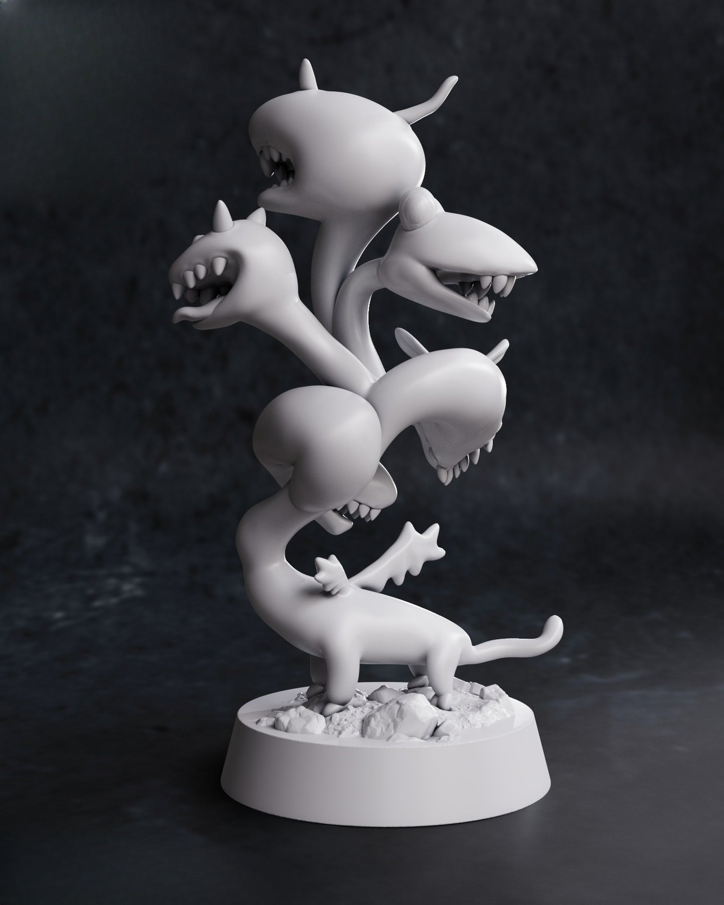 0021 Derpy Tiamat - STL 3D Print Files
