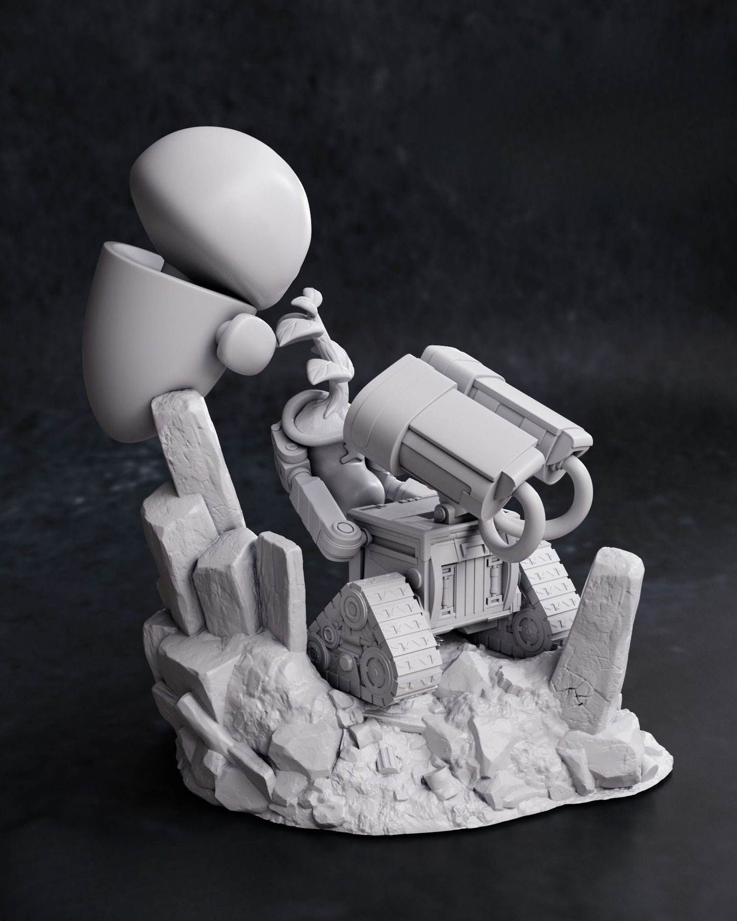 0098 Wall-e and Eve - STL 3D Print Files