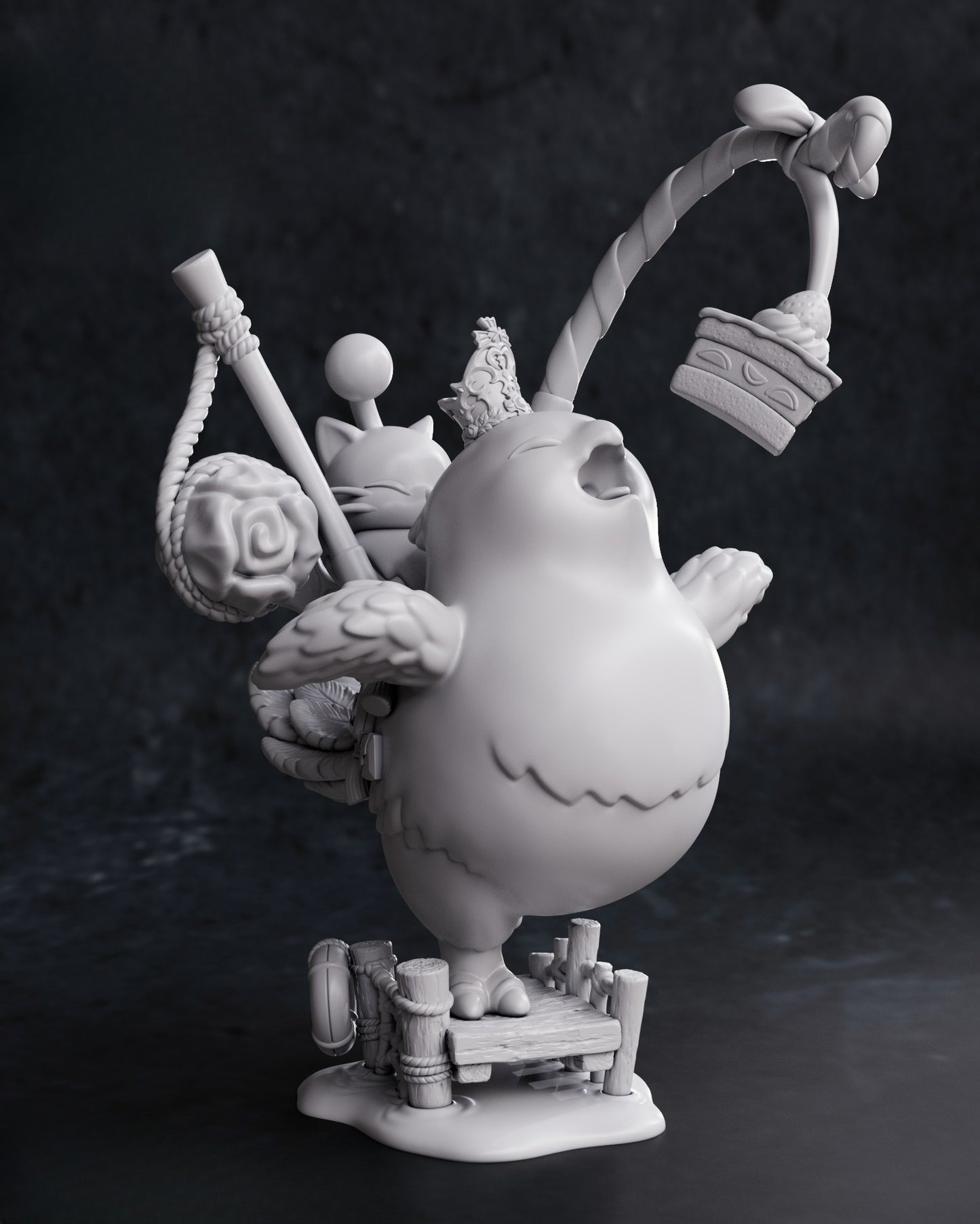 0008 Chocobo - Final Fantasy VII - STL 3D Print Files
