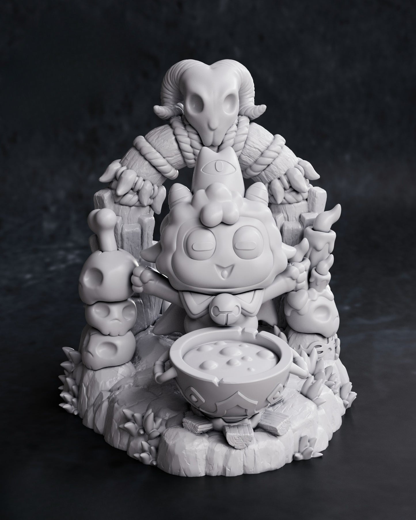 0011 Lamb - Cult of the Lamb - STL 3D Print Files