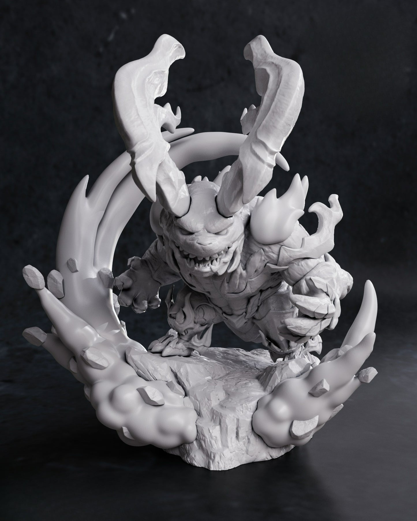 0013 Ifrit - Final Fantasy XVI - STL 3D Print Files