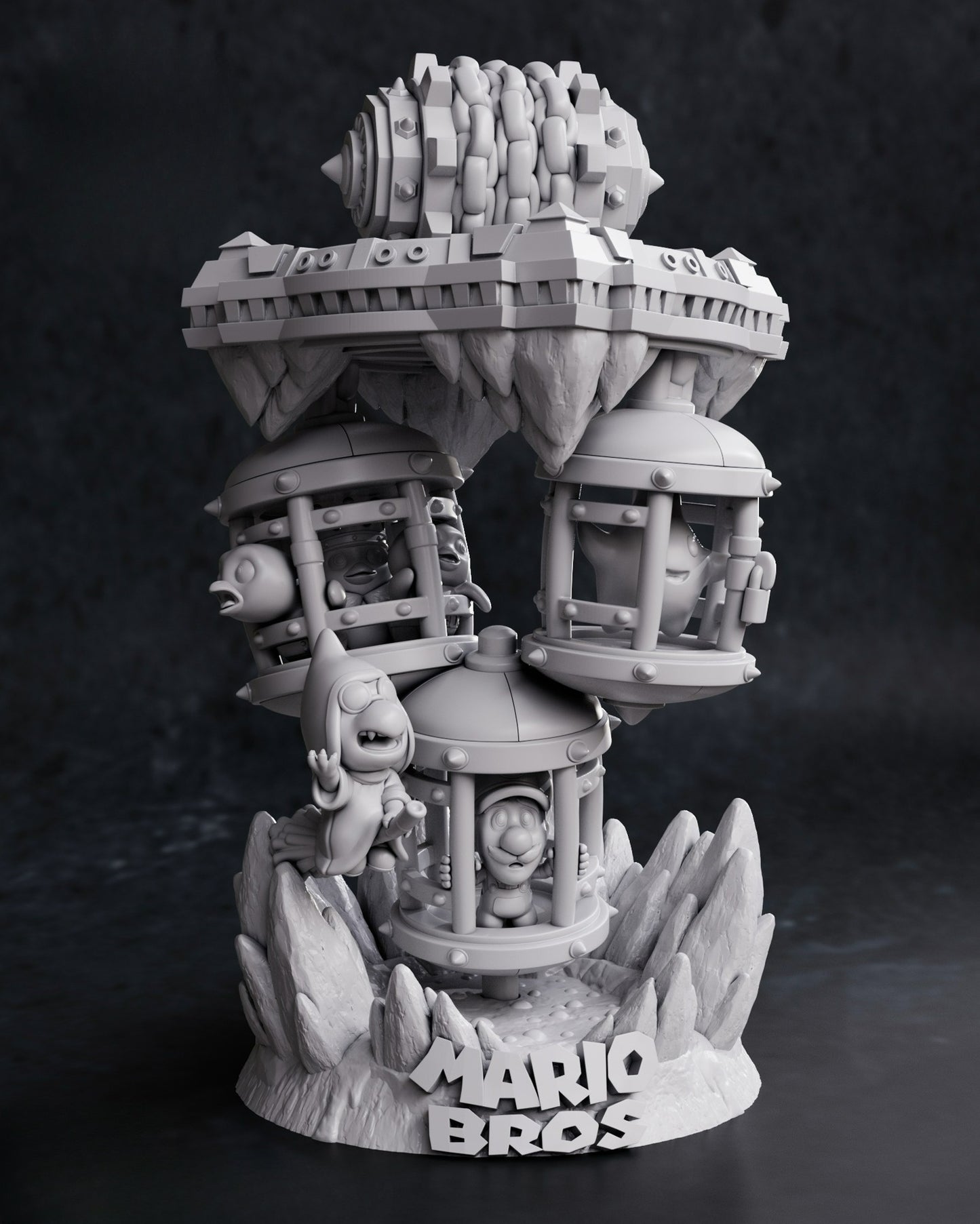 0024 Lumali Diorama from Supermario - STL 3D Print Files