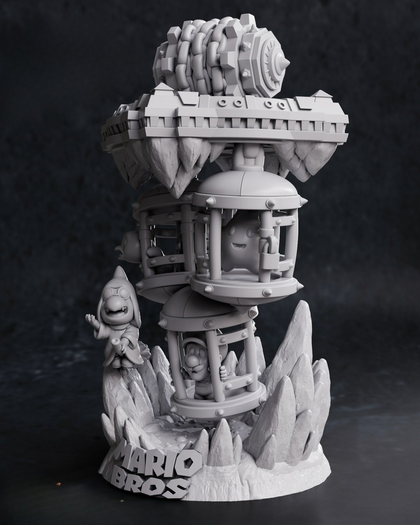 0024 Lumali Diorama from Supermario - STL 3D Print Files