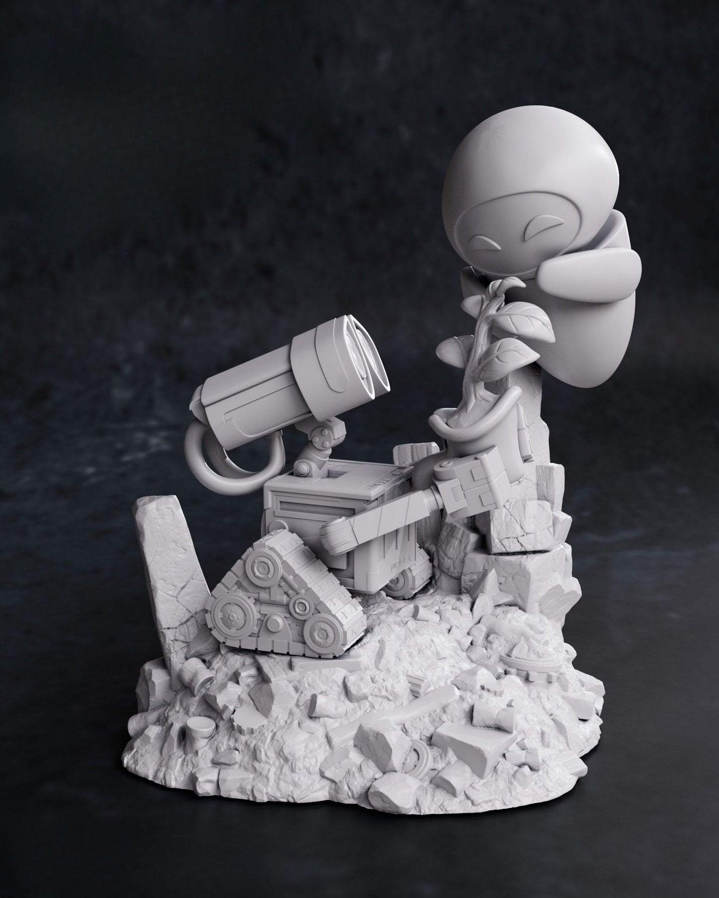 0098 Wall-e and Eve - STL 3D Print Files