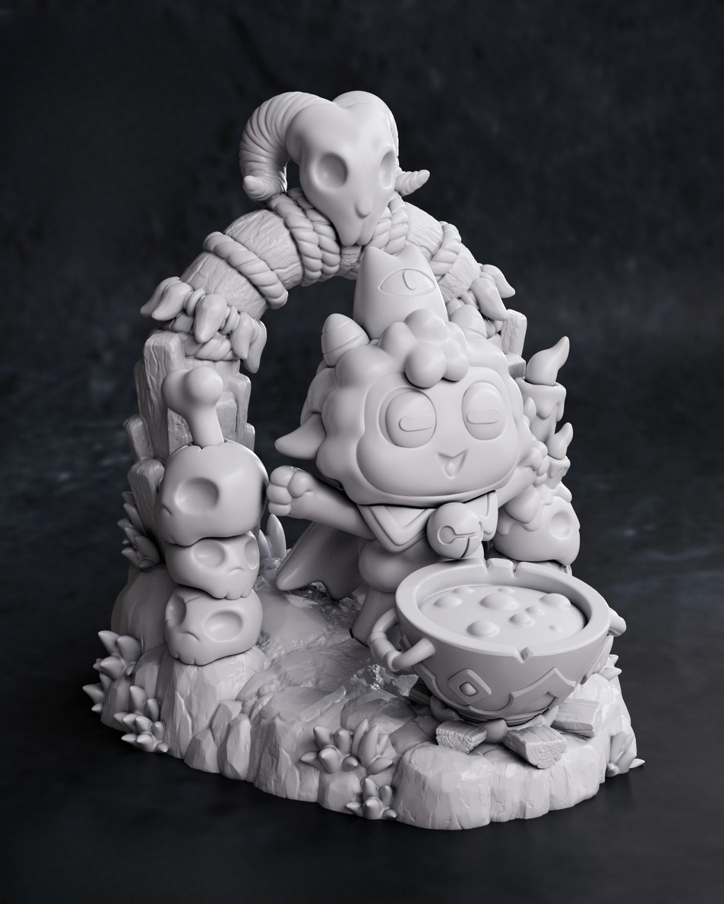 0011 Lamb - Cult of the Lamb - STL 3D Print Files