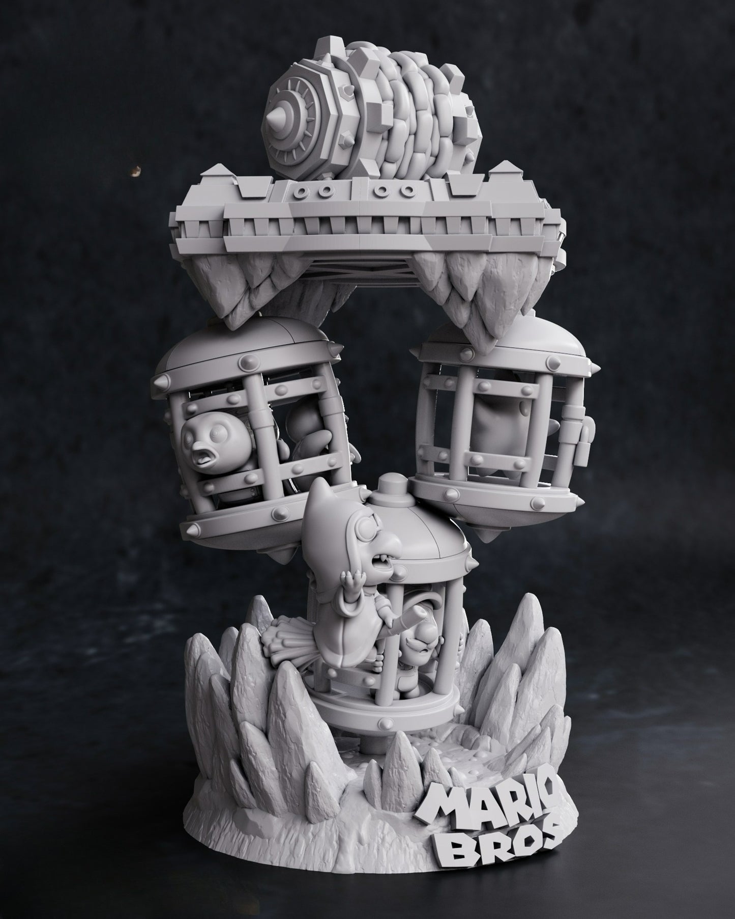 0024 Lumali Diorama from Supermario - STL 3D Print Files