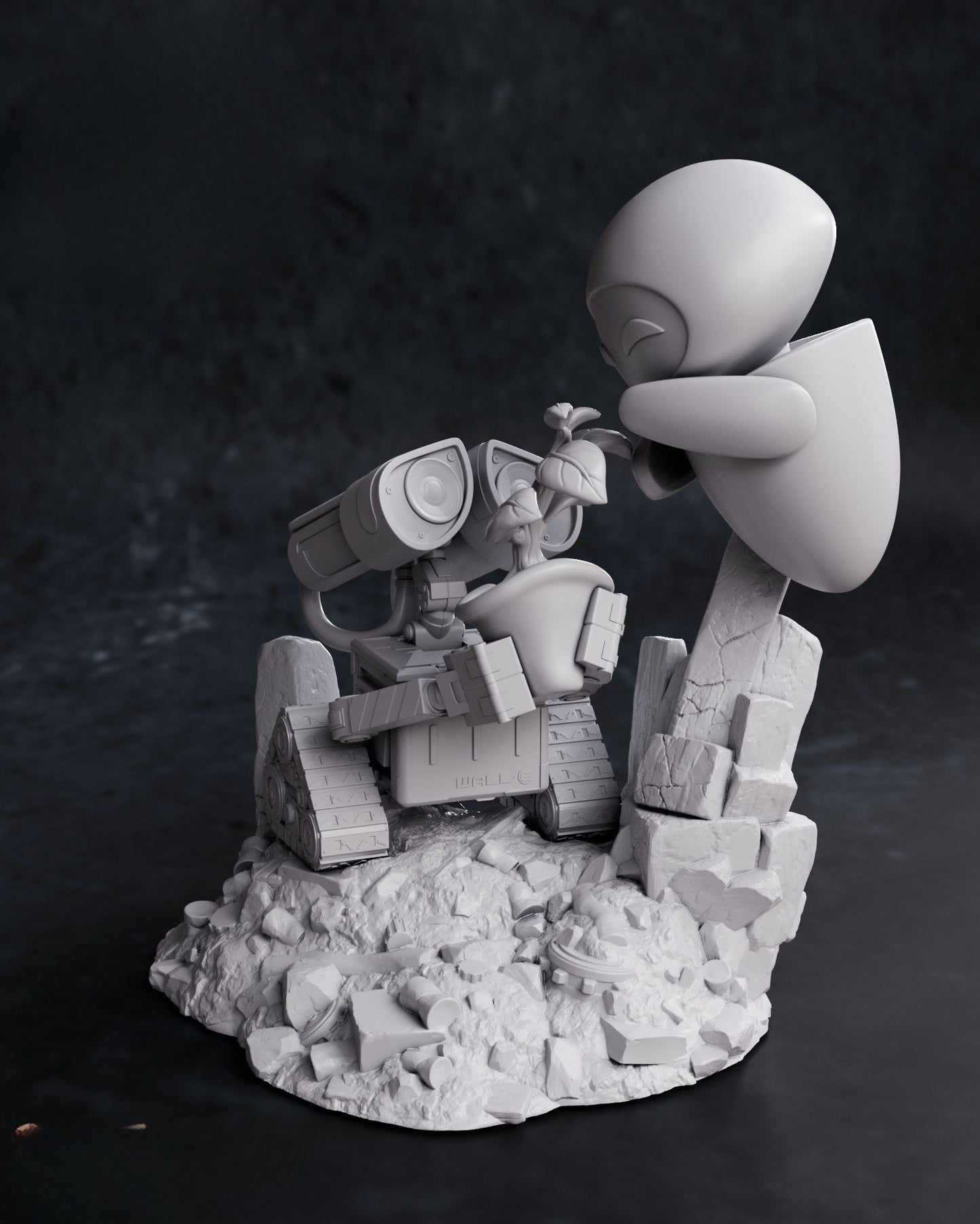 0098 Wall-e and Eve - STL 3D Print Files