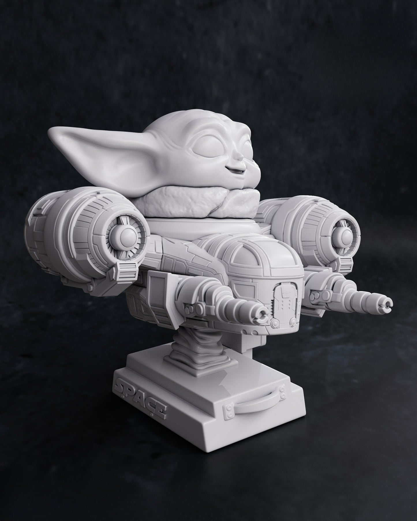 0022 Grogu from Mandalorian - STL 3D Print Files