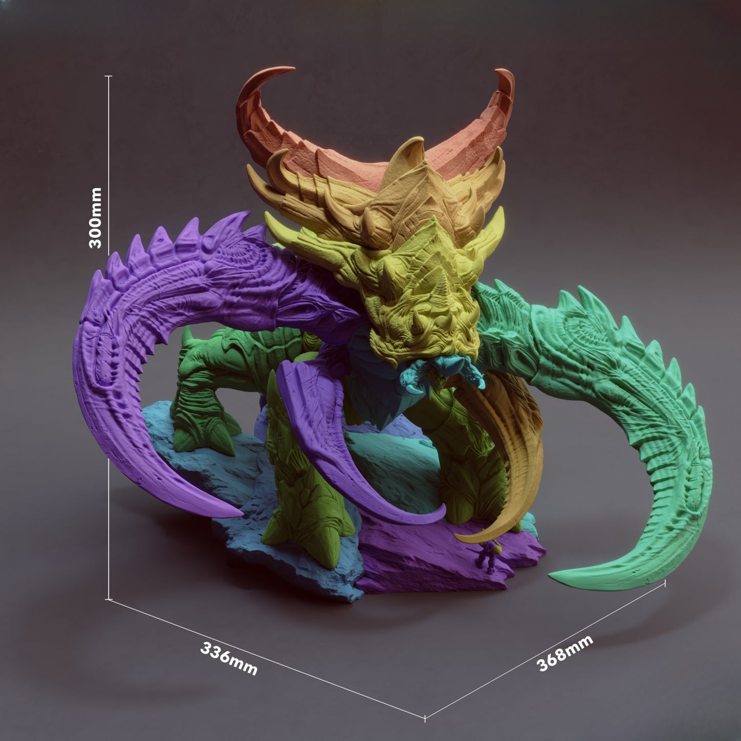 1198 Ultralisk_Starcraft II - STL 3D Print Files