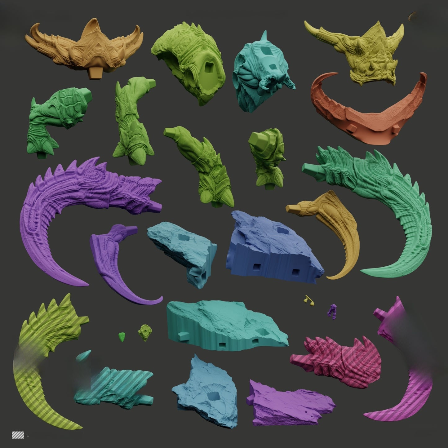 1198 Ultralisk_Starcraft II - STL 3D Print Files