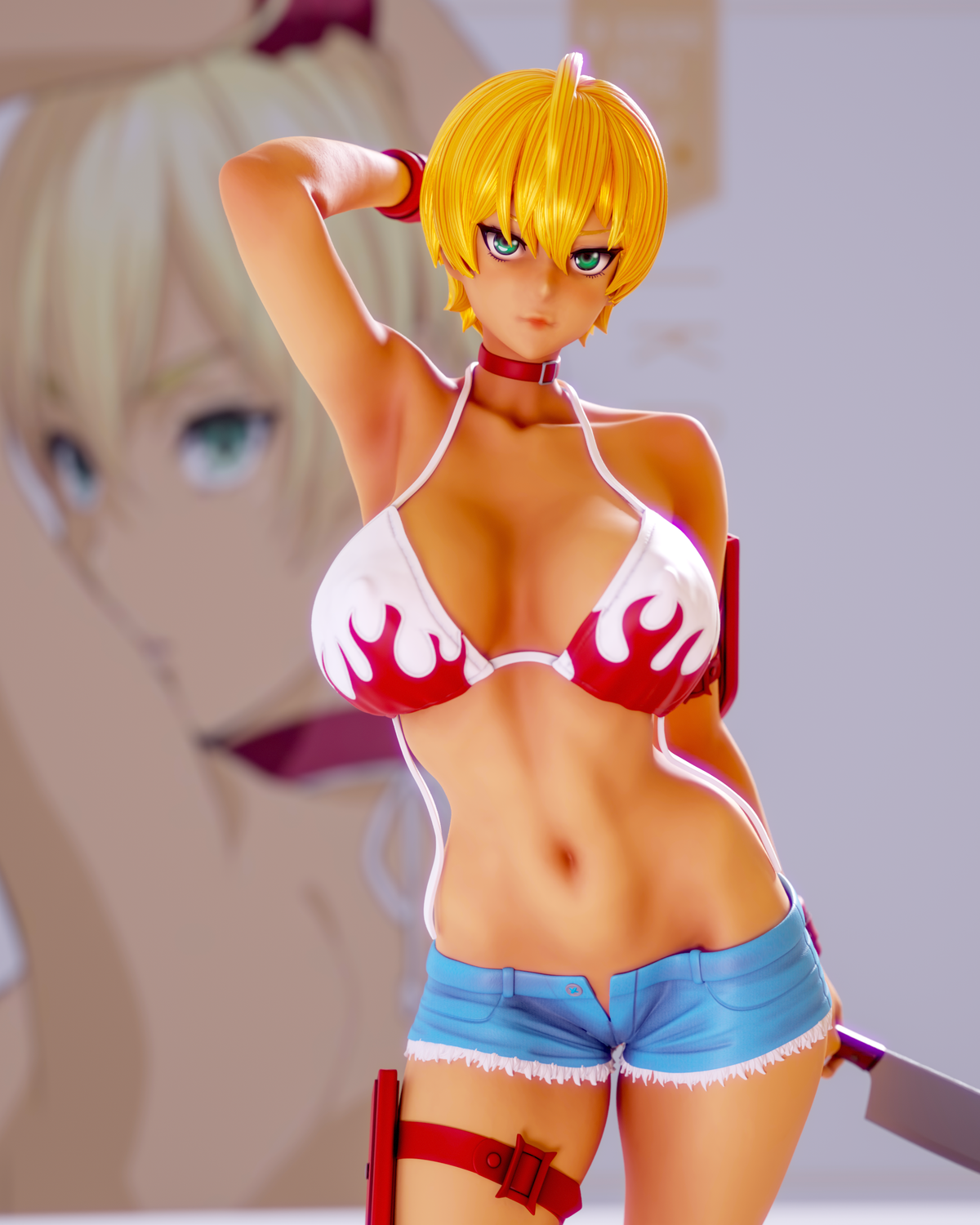 2197 Ikumi Mito_Food Wars! Shokugeki no Soma NSFW - STL 3D Print Files