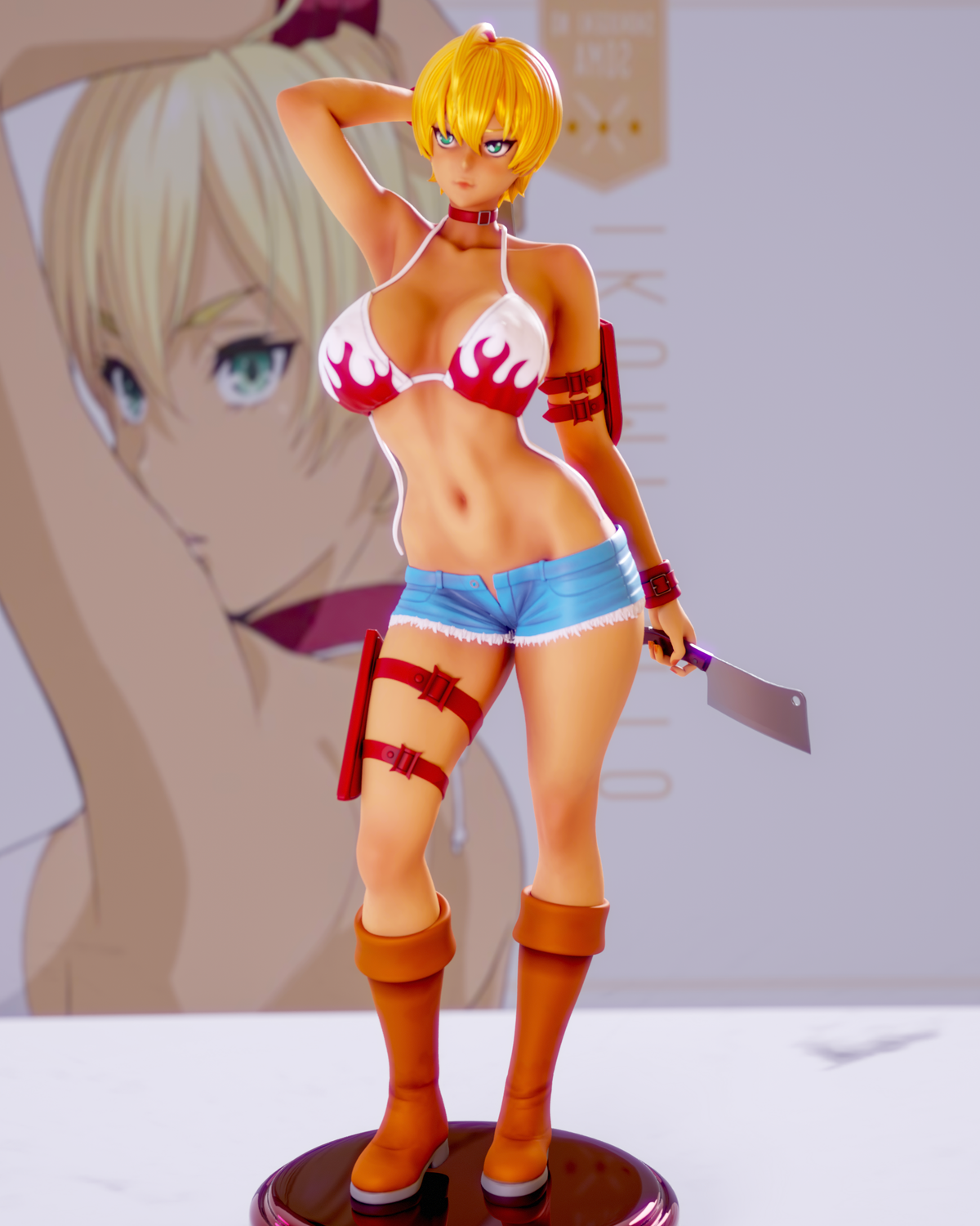 2197 Ikumi Mito_Food Wars! Shokugeki no Soma NSFW - STL 3D Print Files