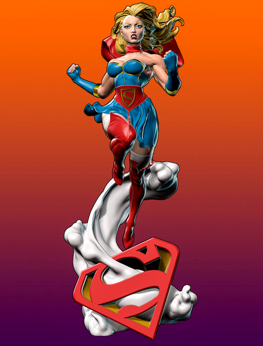 1780 Supergirl Bombshells NSFW - STL 3D Print Files
