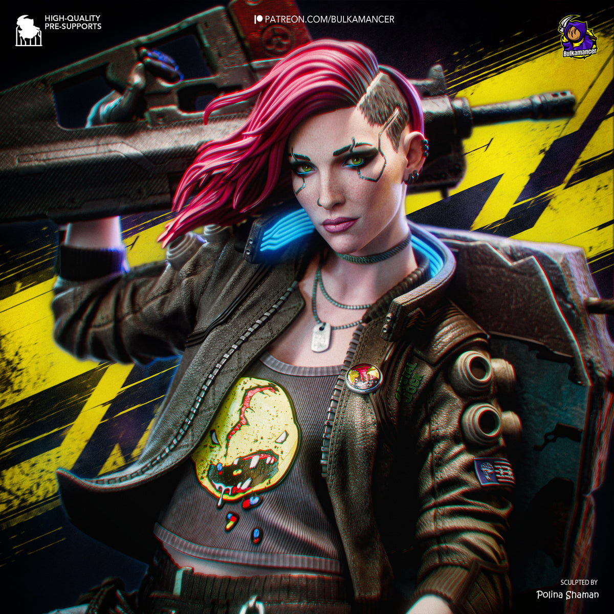 2014 Valerie_Cyberpunk 2077 - STL 3D Print Files
