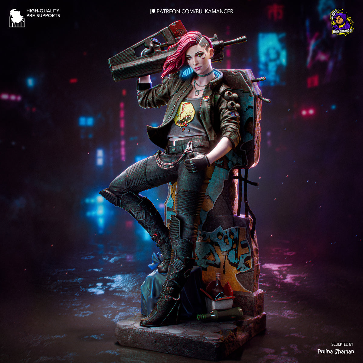 2014 Valerie_Cyberpunk 2077 - STL 3D Print Files