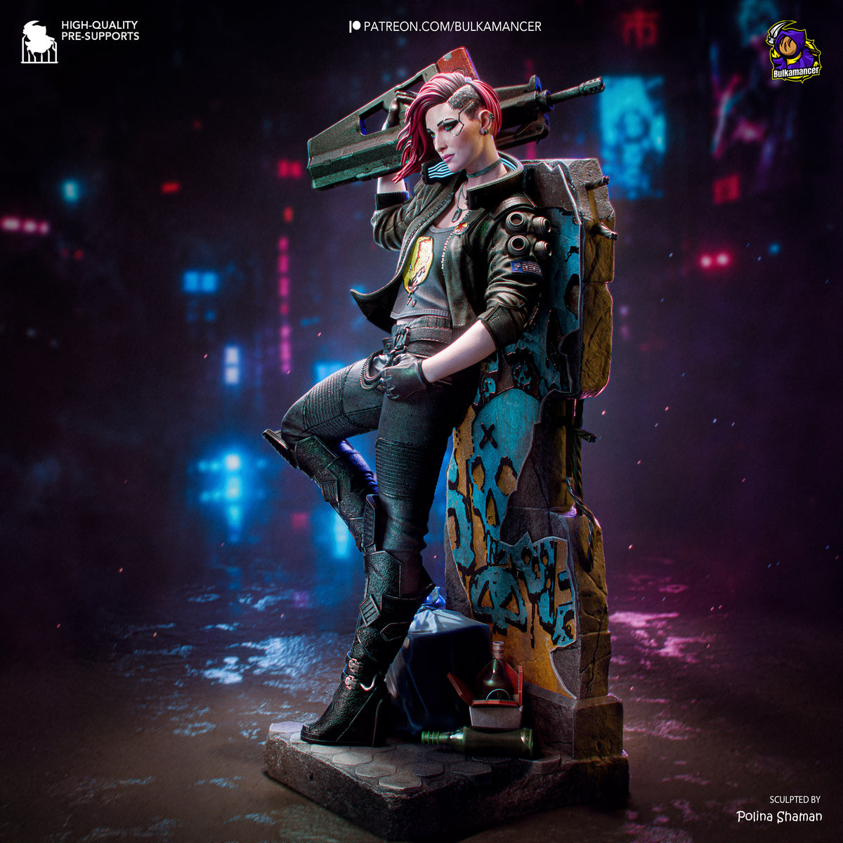 2014 Valerie_Cyberpunk 2077 - STL 3D Print Files