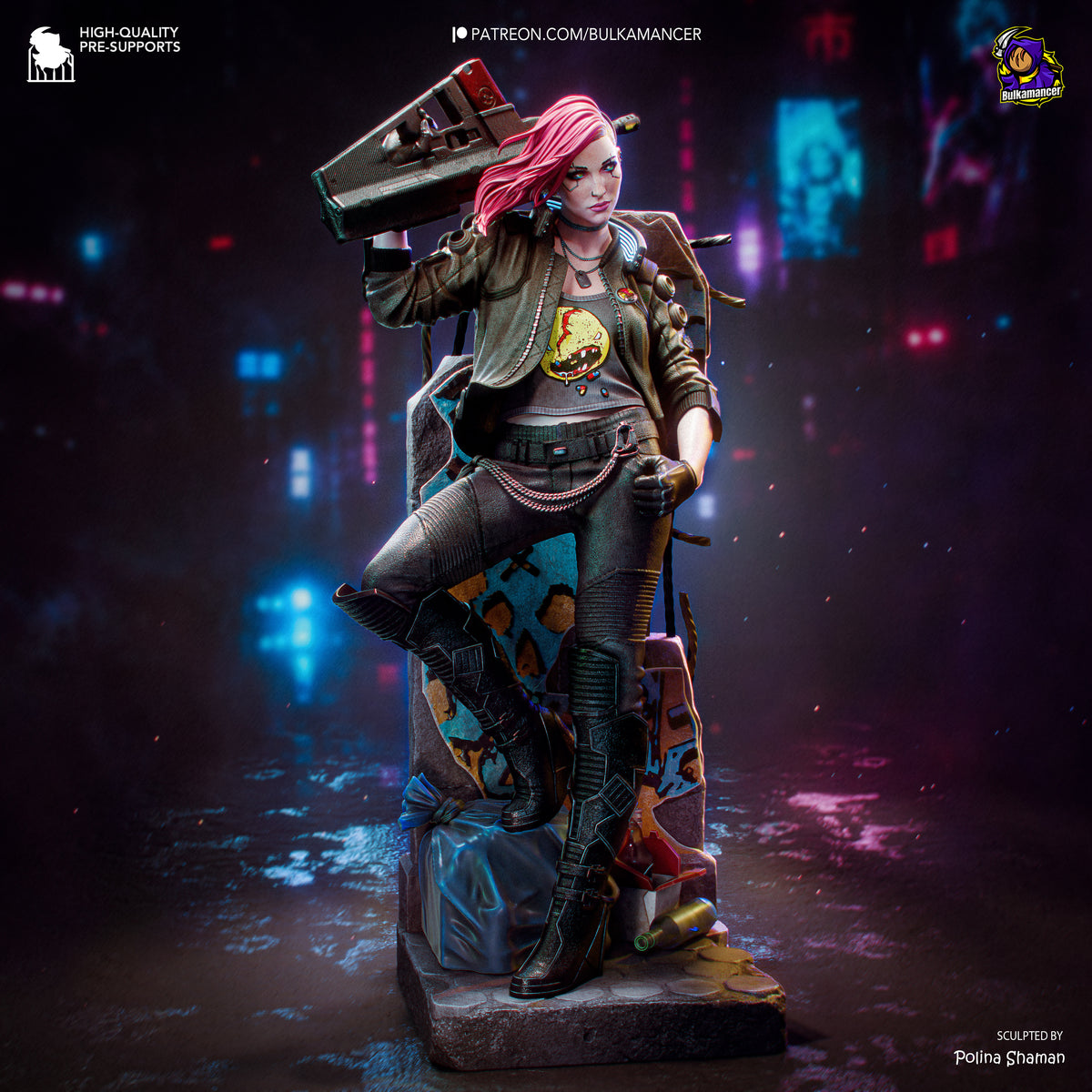 2014 Valerie_Cyberpunk 2077 - STL 3D Print Files