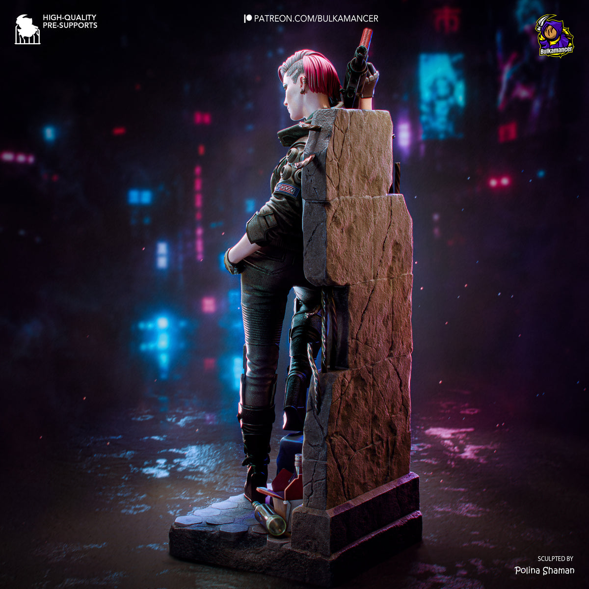 2014 Valerie_Cyberpunk 2077 - STL 3D Print Files