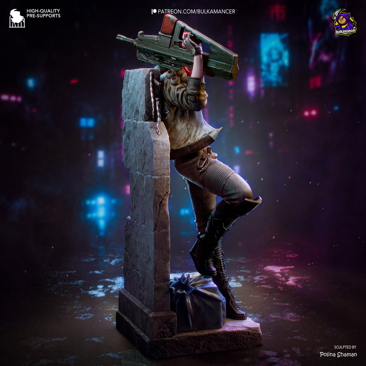 2014 Valerie_Cyberpunk 2077 - STL 3D Print Files