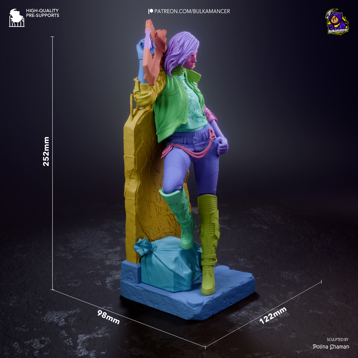 2014 Valerie_Cyberpunk 2077 - STL 3D Print Files