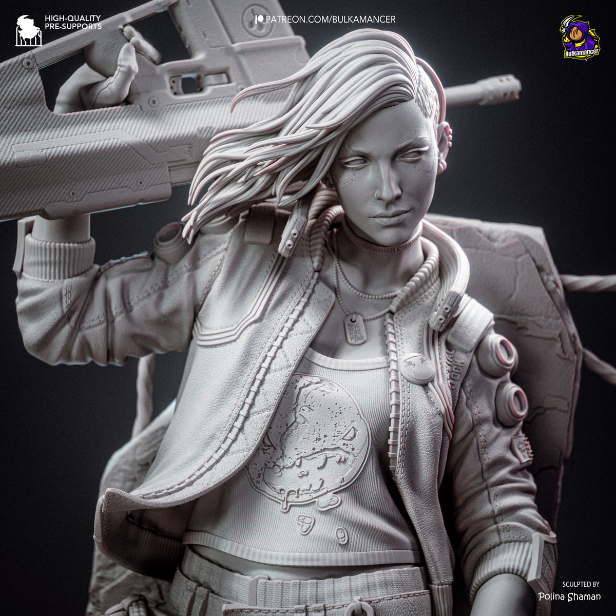 2014 Valerie_Cyberpunk 2077 - STL 3D Print Files