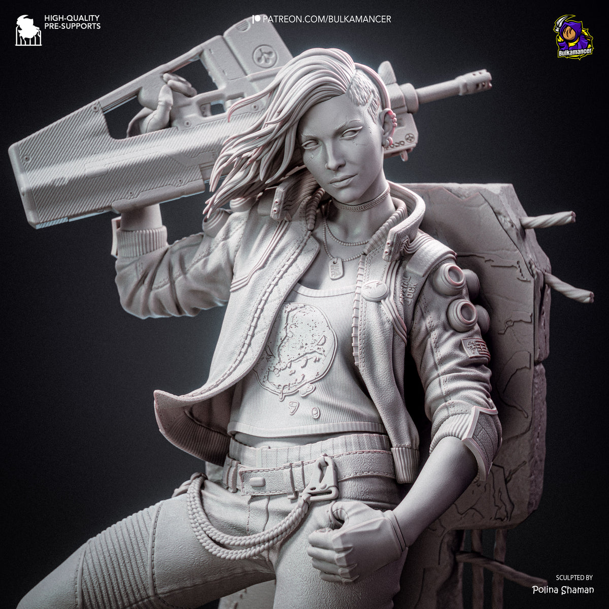 2014 Valerie_Cyberpunk 2077 - STL 3D Print Files