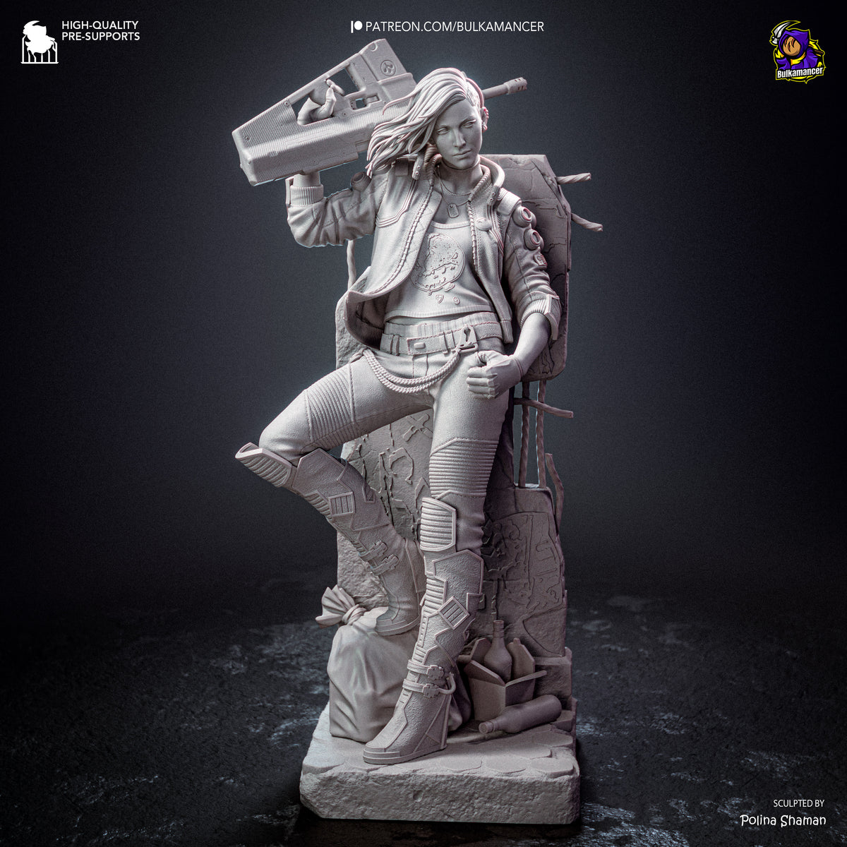 2014 Valerie_Cyberpunk 2077 - STL 3D Print Files