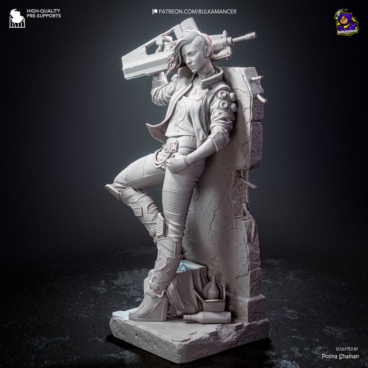 2014 Valerie_Cyberpunk 2077 - STL 3D Print Files