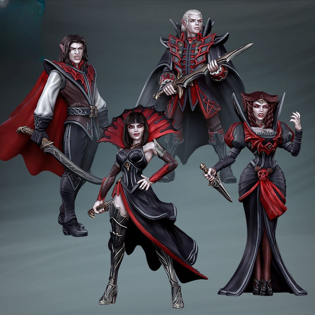0590 Vampires Collection Vol. 1 - STL 3D Print Files