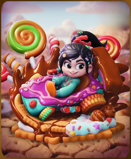 0618 Chibi Vanellope Wreck It Ralph - STL 3D Print Files