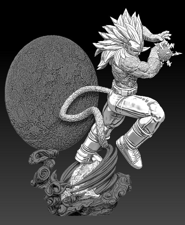 1416 Vegeta SSJ4_Dragon Ball - STL 3D Print Files