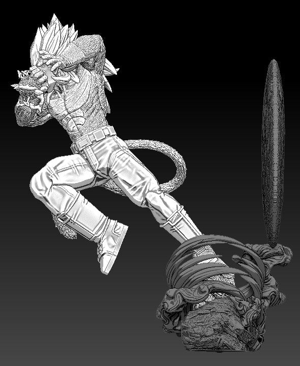 1416 Vegeta SSJ4_Dragon Ball - STL 3D Print Files