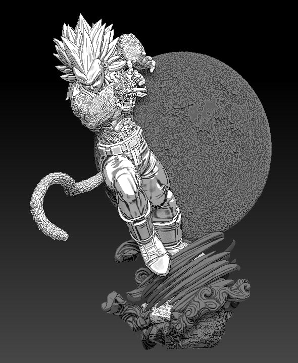 1416 Vegeta SSJ4_Dragon Ball - STL 3D Print Files