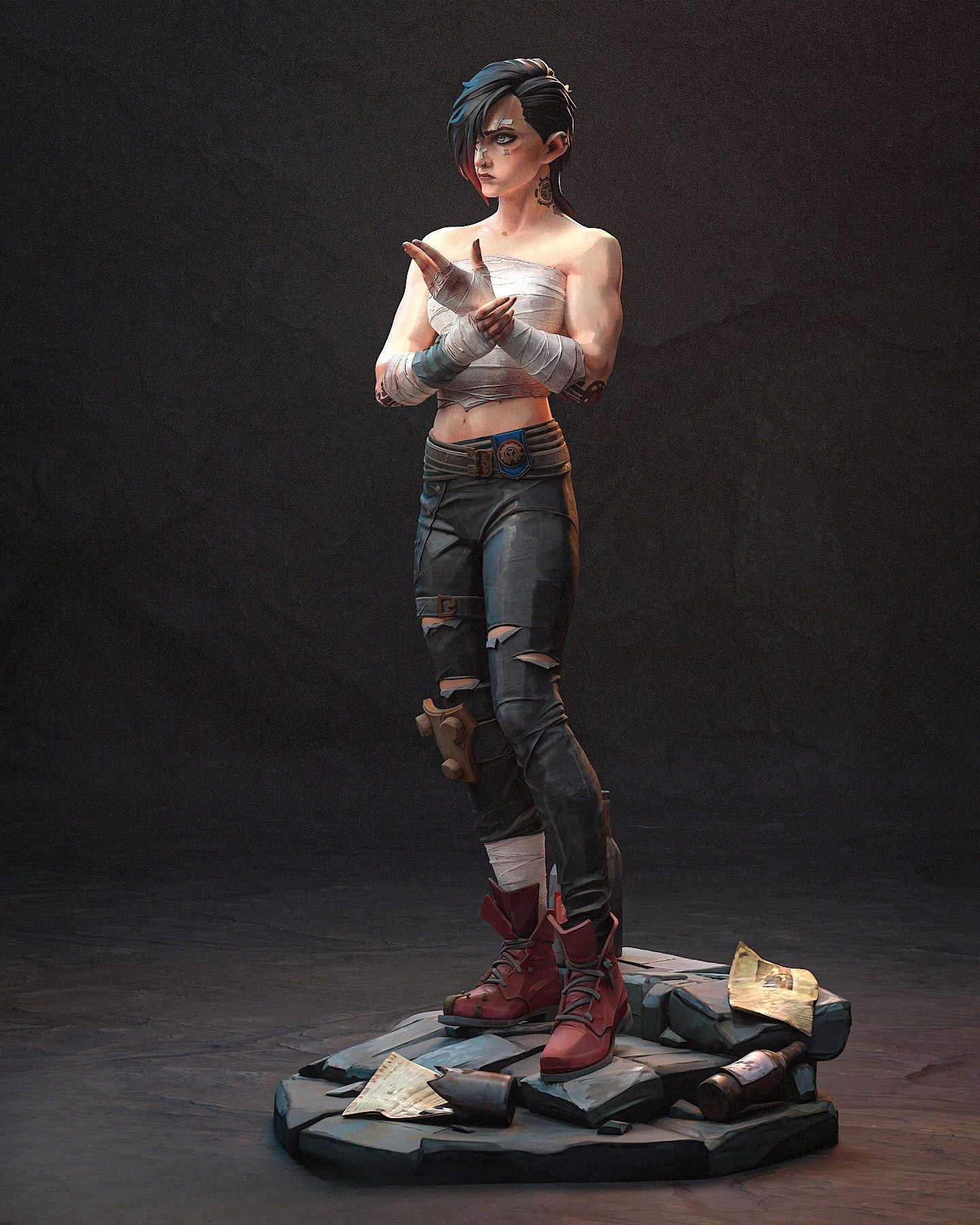 0369 Vi_Arena Fighter - STL 3D Print Files