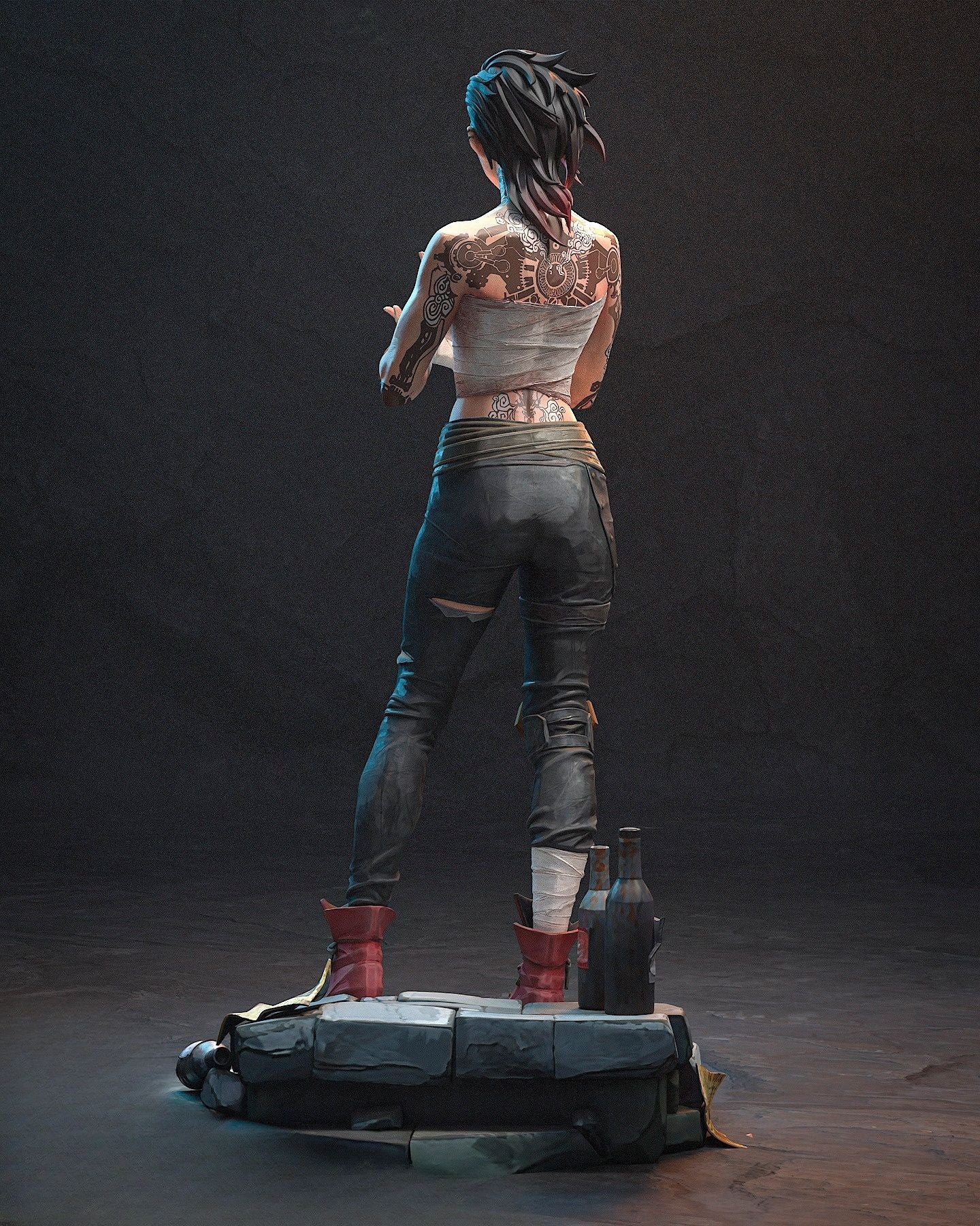 0369 Vi_Arena Fighter - STL 3D Print Files