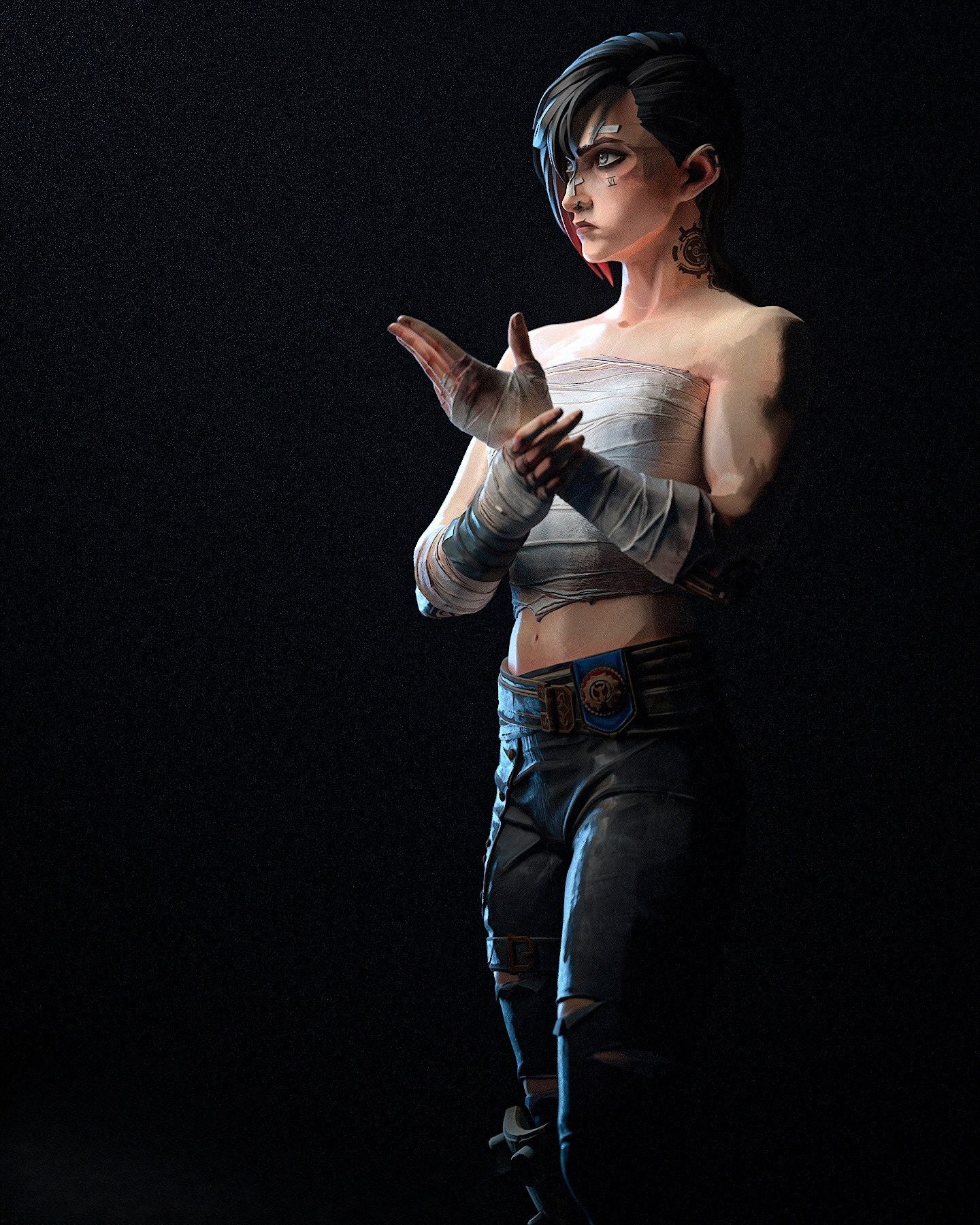 0369 Vi_Arena Fighter - STL 3D Print Files