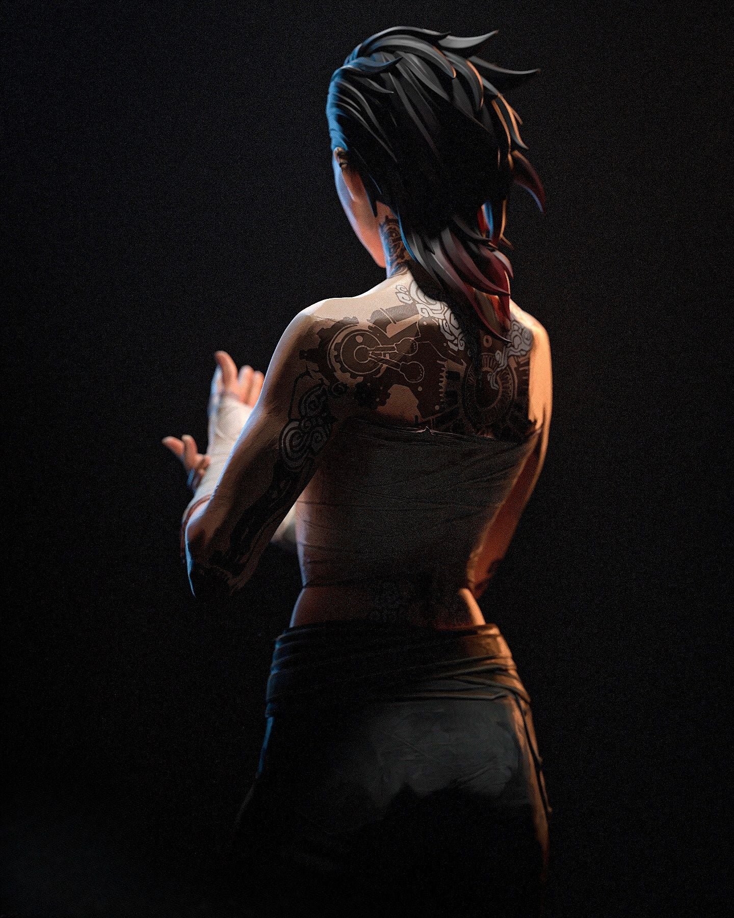 0369 Vi_Arena Fighter - STL 3D Print Files