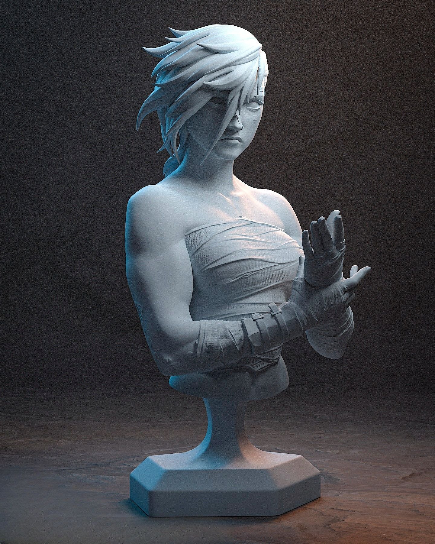 0369 Vi_Arena Fighter - STL 3D Print Files