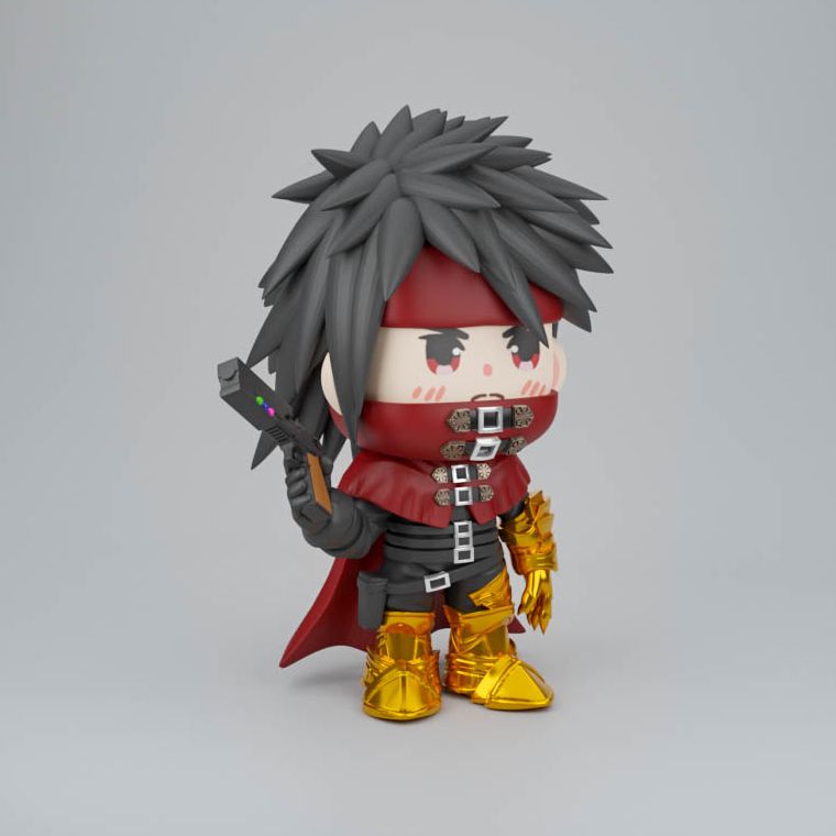0127 Vincent Valentine - STL 3D Print Files