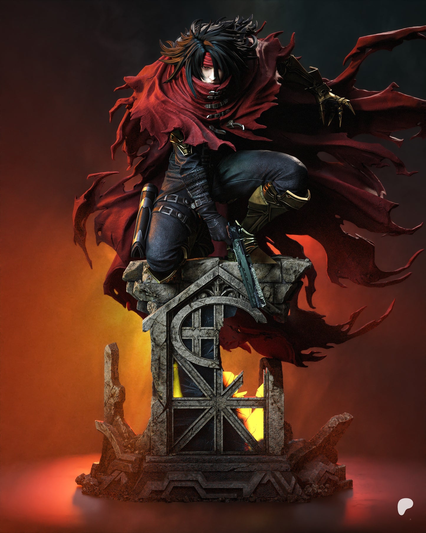 1619 Vincent Valentine_Final Fantasy VII - STL 3D Print Files