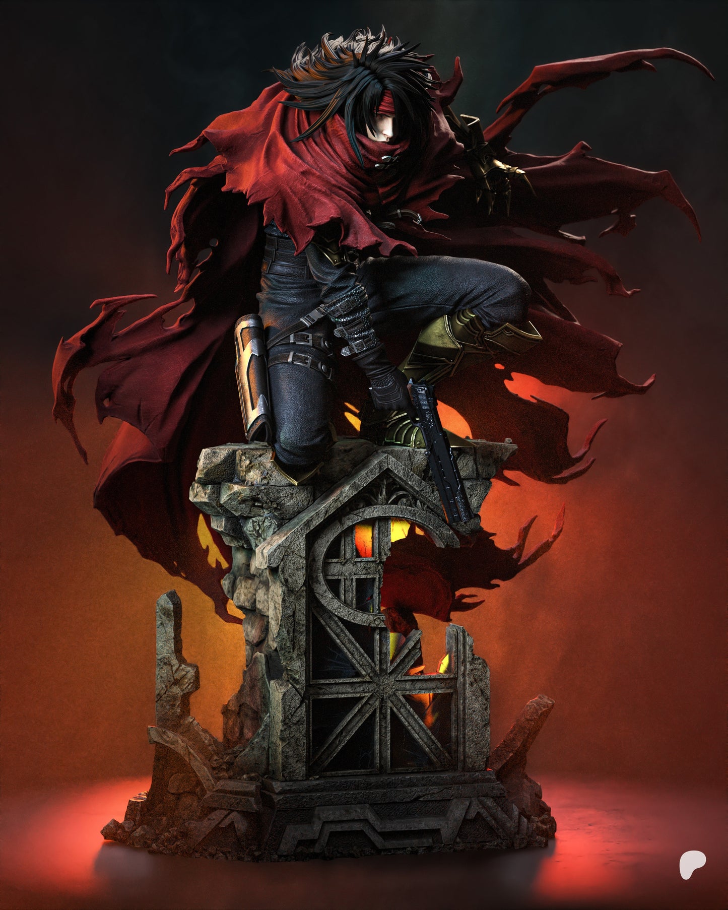 1619 Vincent Valentine_Final Fantasy VII - STL 3D Print Files