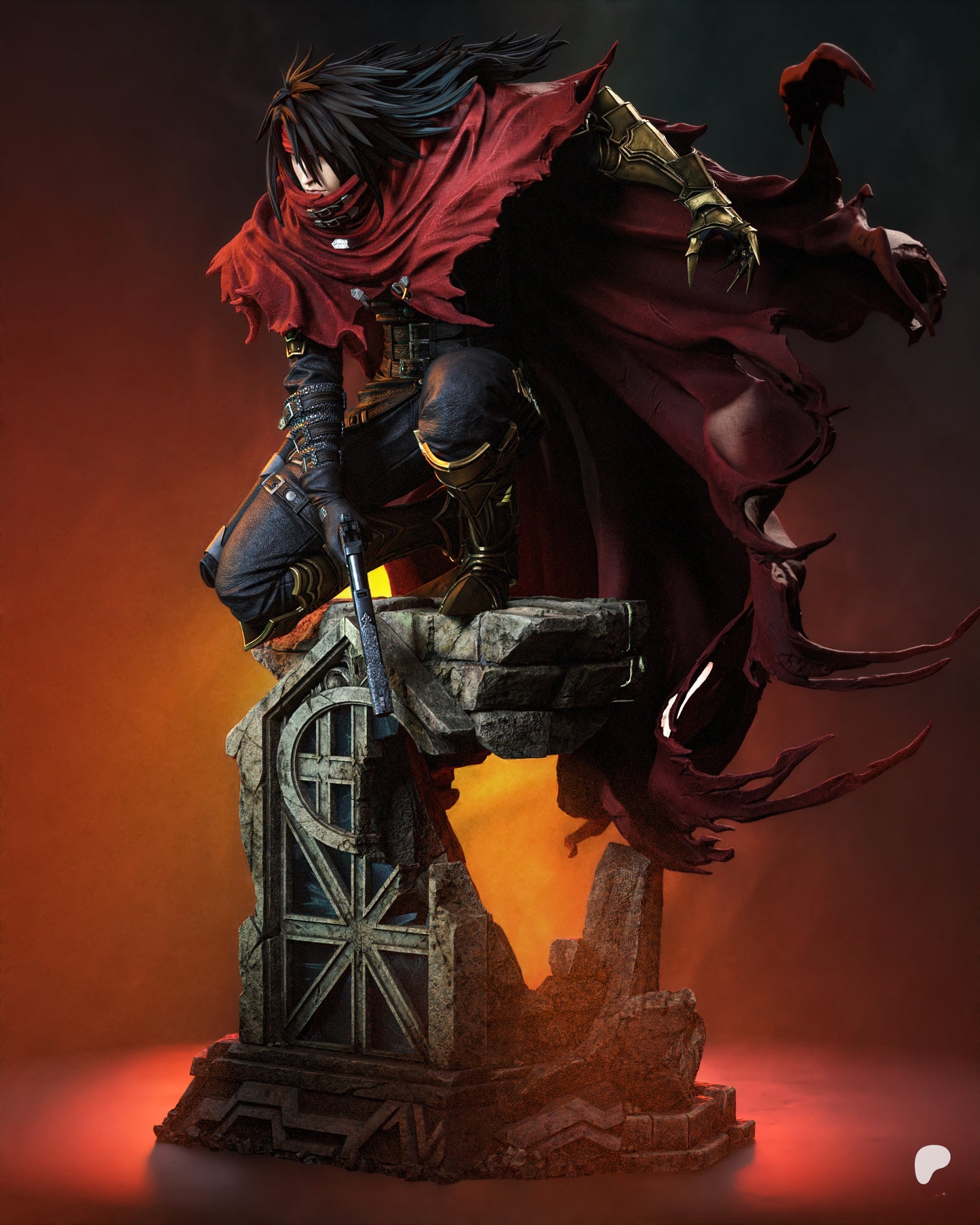 1619 Vincent Valentine_Final Fantasy VII - STL 3D Print Files