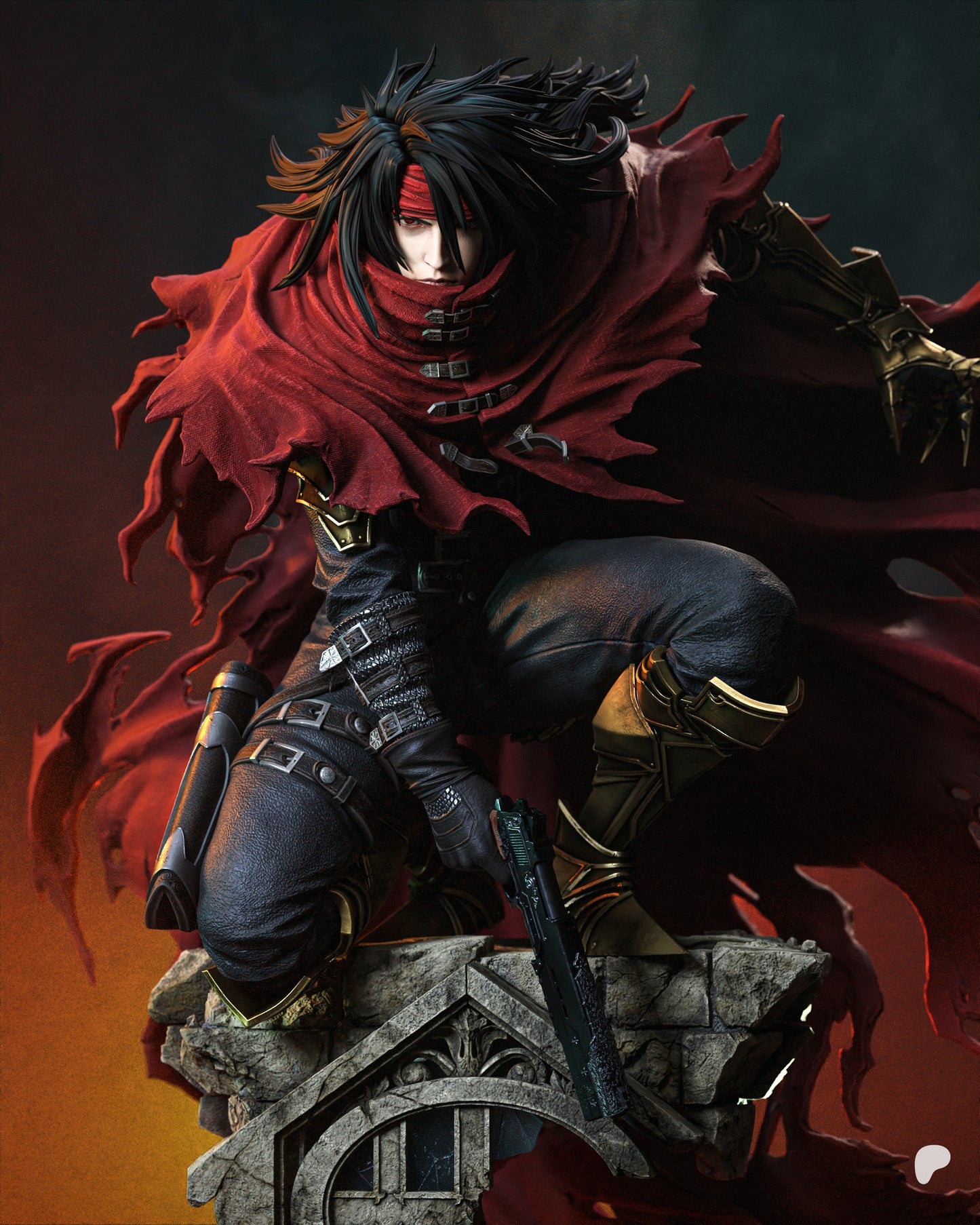 1619 Vincent Valentine_Final Fantasy VII - STL 3D Print Files