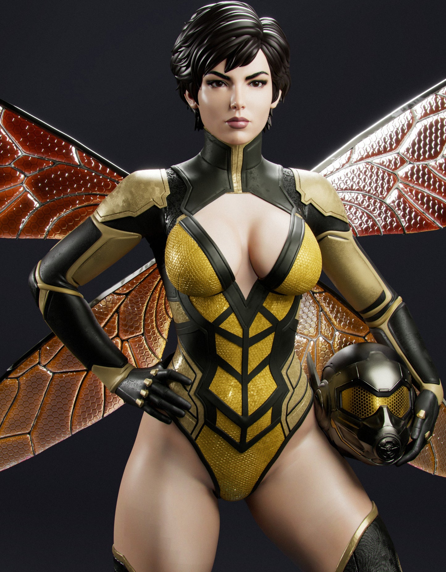 1680 The Wasp_Marvel Comics - STL 3D Print Files