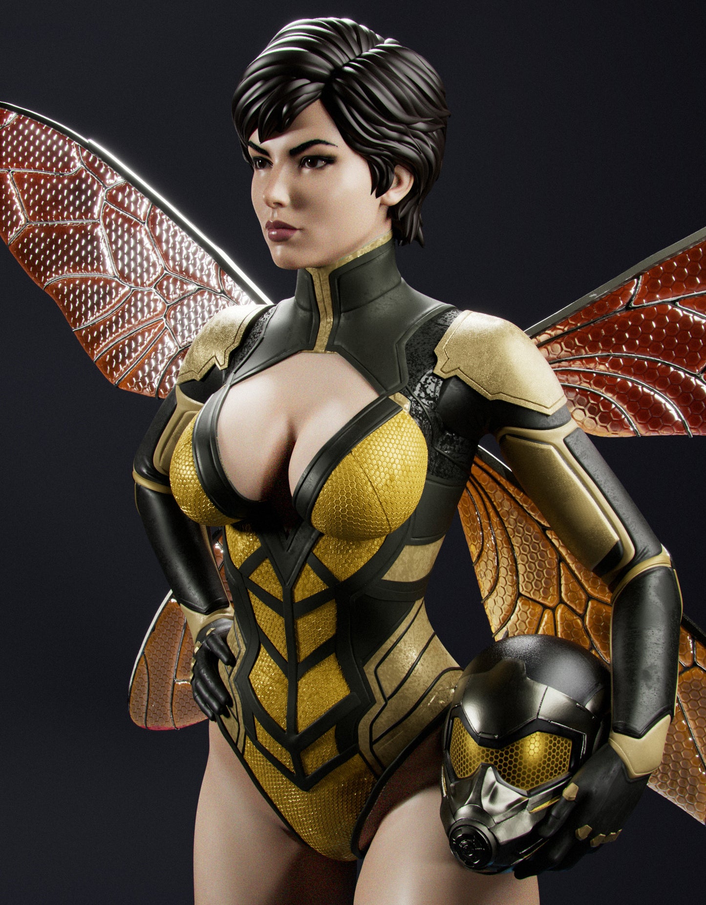 1680 The Wasp_Marvel Comics - STL 3D Print Files