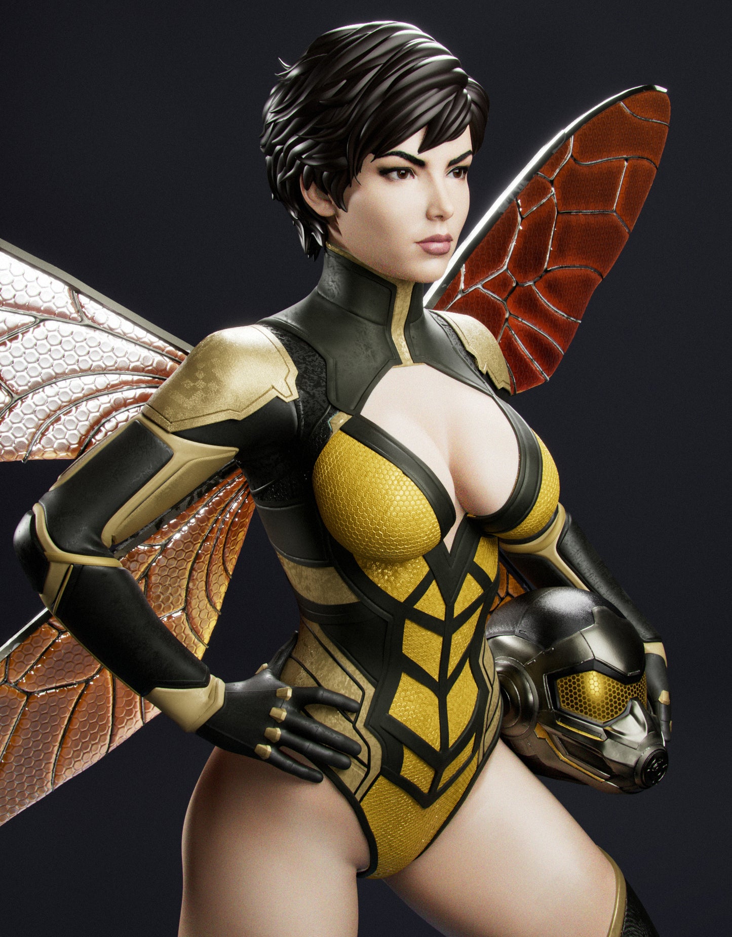 1680 The Wasp_Marvel Comics - STL 3D Print Files