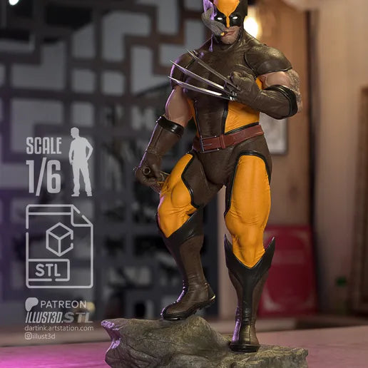 2161 Wolverine_Marvel Comics - STL 3D Print Files