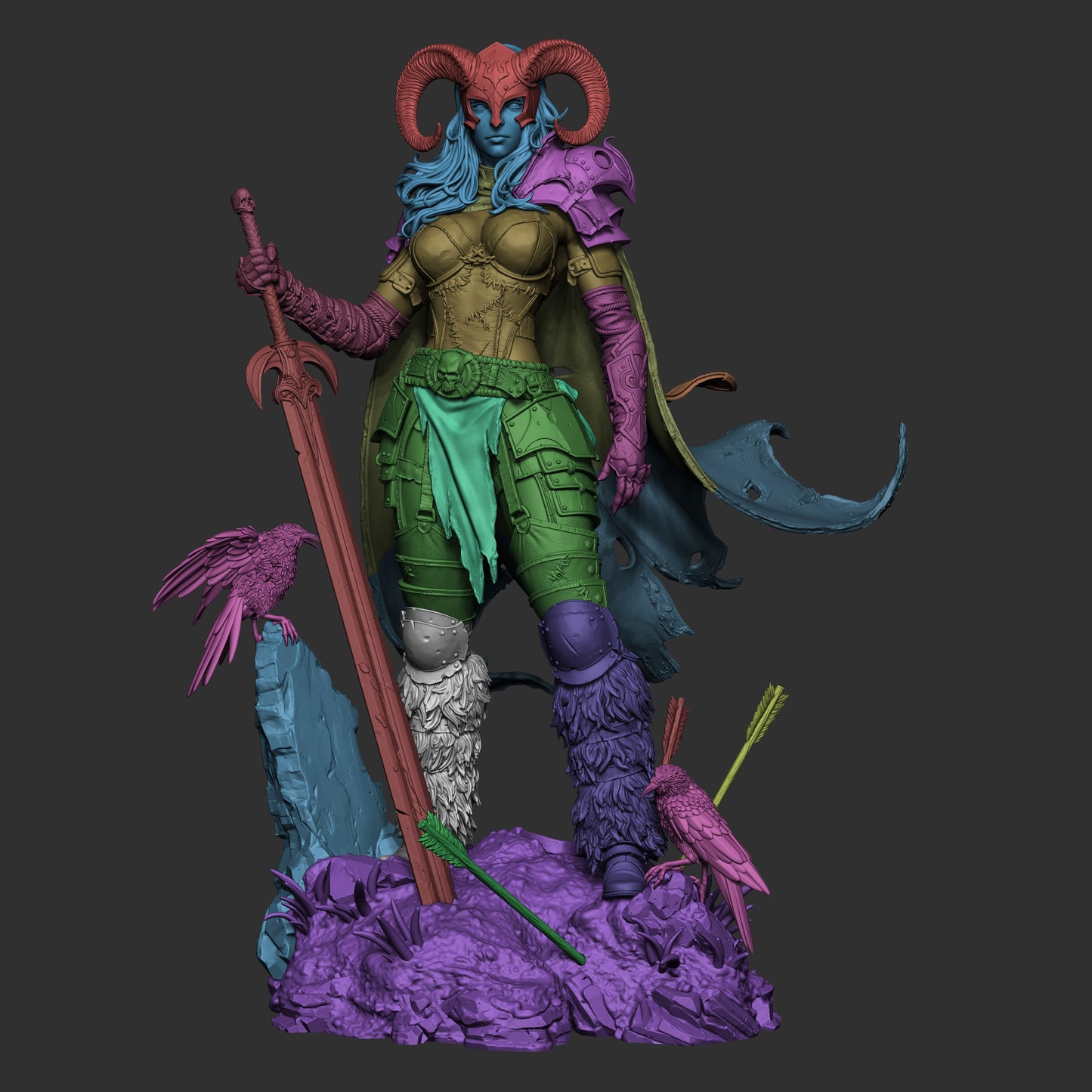 1640 Warrior of the North - STL 3D Print Files