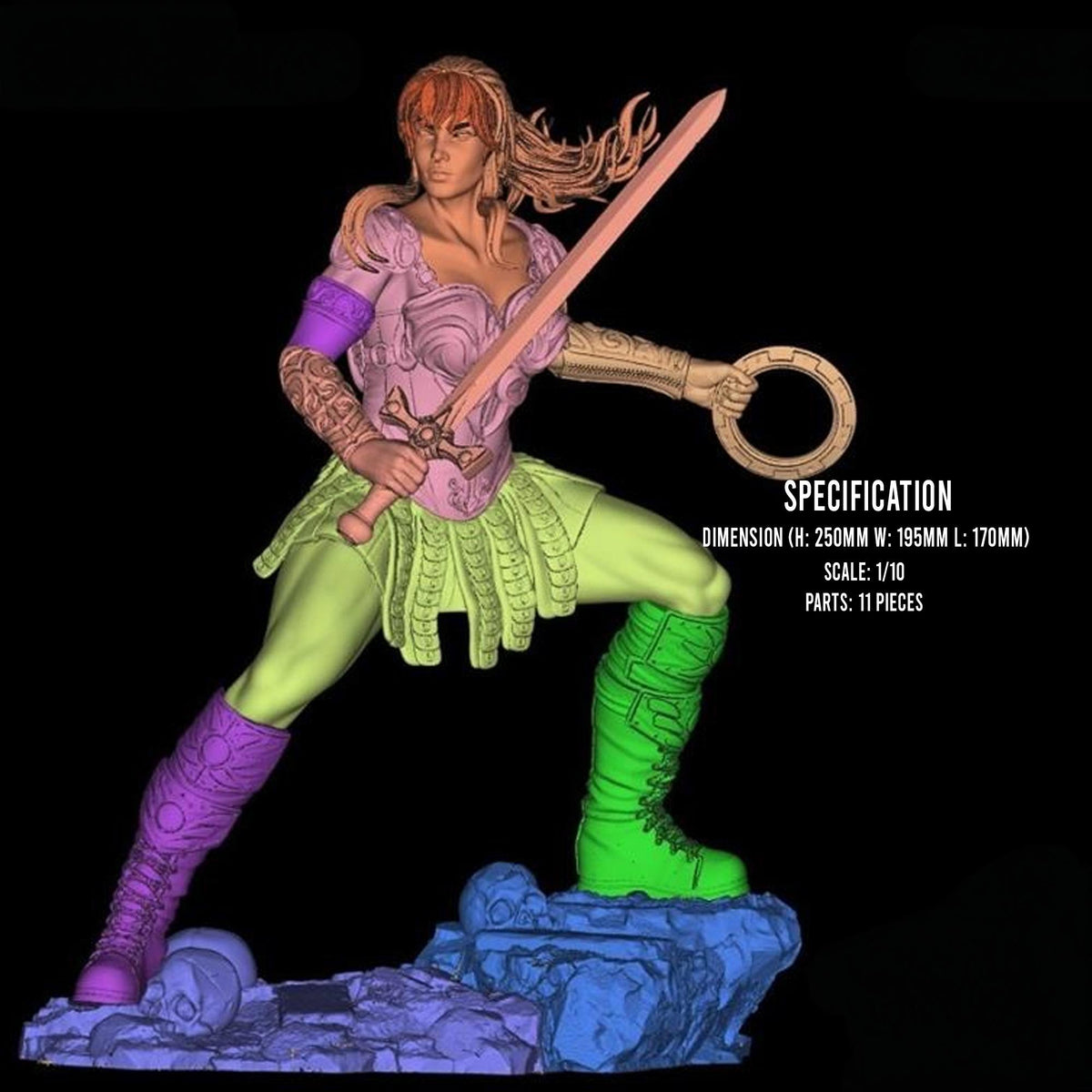 1799 Xena_Warrior Princess - STL 3D Print Files