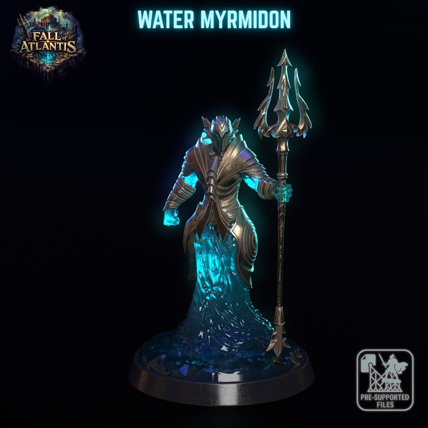 1505 Fall of Atlantis Miniatures Set January2026 - STL 3D Print Files